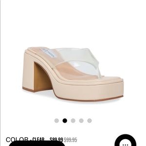 Steve Madden Jilly clear platform heels